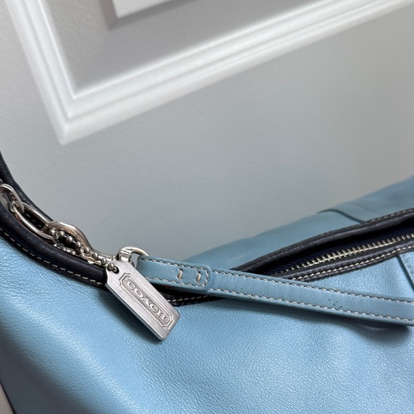 Coach Blue Hobo Shoulder Bag - Picture 4 of 7